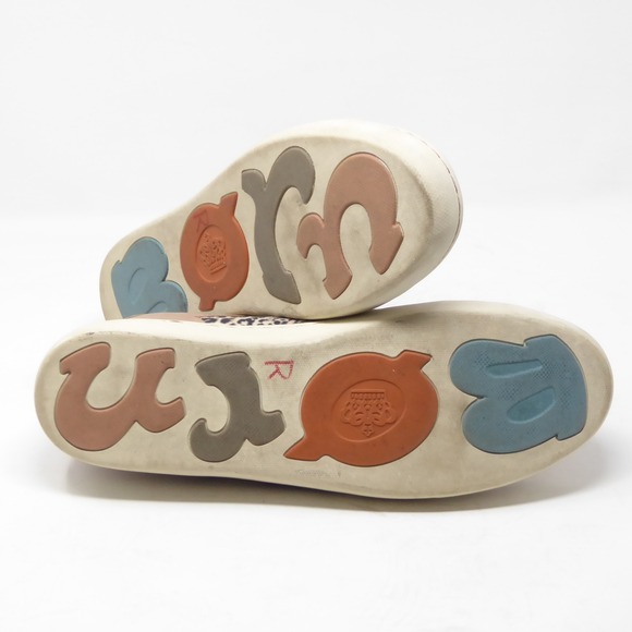 Born Sur Cheetah Print Leather Sneakers Women's Size 10M Pink Brown Lace Up - Picture 6 of 9